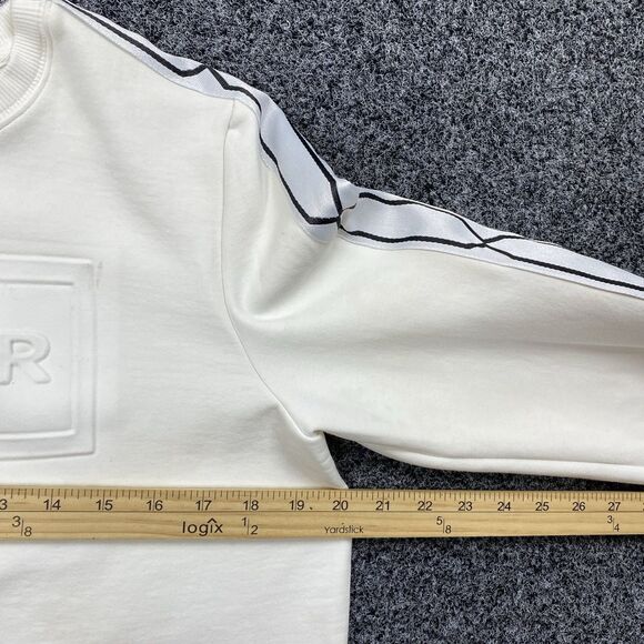 HUNTER x TARGET Embossed Cropped Crewneck Pullover Sweatshirt Crop Top Small - Picture 3 of 5